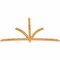 Ekena Millwork Davenport Rough Sawn Timber Gable Bracket, Western Red Cedar, 108"W x 63"H x 2"D x 4"F, 14/12 Pitch GBW108X63X0204DAV00RWR - alternate 4